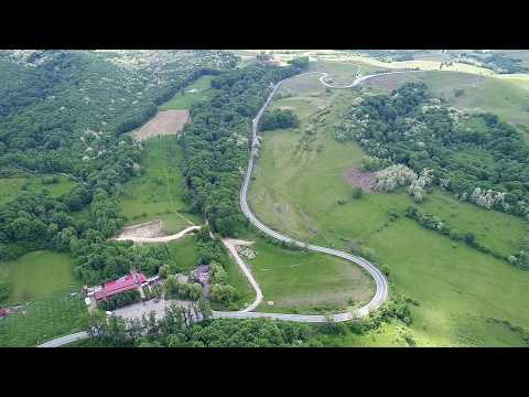 DN 58, District Caransebeș, filmare din dronă
