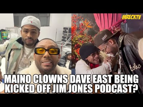 Jim Jones Kicks Dave East Off Podcast? For Max B Betrayal?| Maino Clowns Dave East| Gu Roach