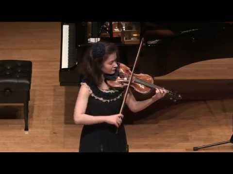 Anna Savkina plays J.S.Bach - Violin Sonata No.1 in g minor. Fugue. [2/4]