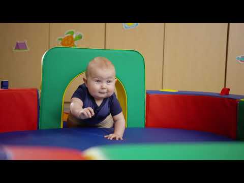 Playring with Tunnel and Slide Climber video 1