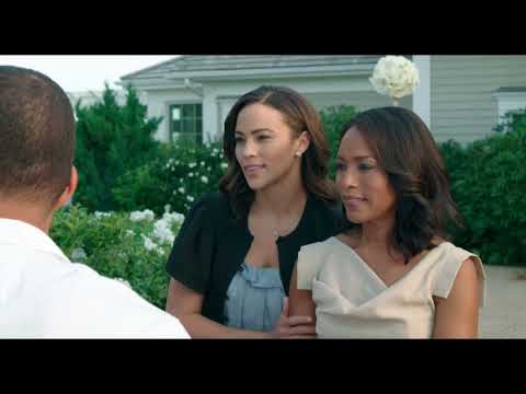 Official trailer still from Jumping the Broom (2011): Martha’s Vineyard estate and arriving wedding guests