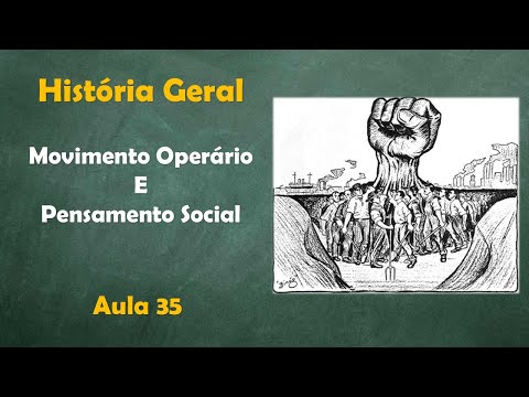 História Geral - aula 35 - Movimento operário e pensamento social