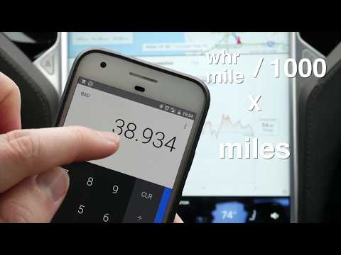 Quickly calculate how much to charge (kwh)