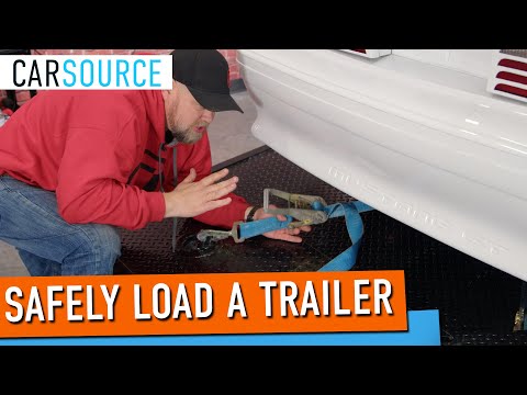 Correctly Loading and Strapping Your Mustang on a Trailer Makes a Huge Difference!