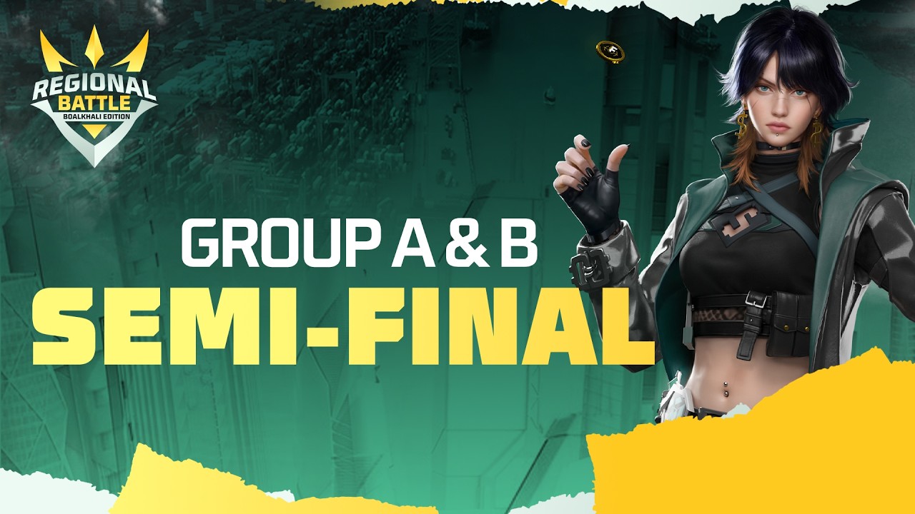 [🔴LIVE]  SEMI FINAL GROUP A-B || REGIONAL BATTLE  - JASHORE EDITION II  GARENA FREE FIRE