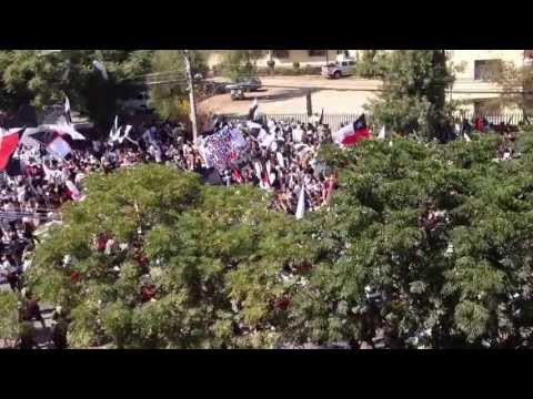 "Marcha Colo - colo 9 de Marzo" Barra: Garra Blanca &bull; Club: Colo-Colo