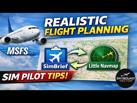 How to Create Flight Plans Using Little Navmap & SimBrief