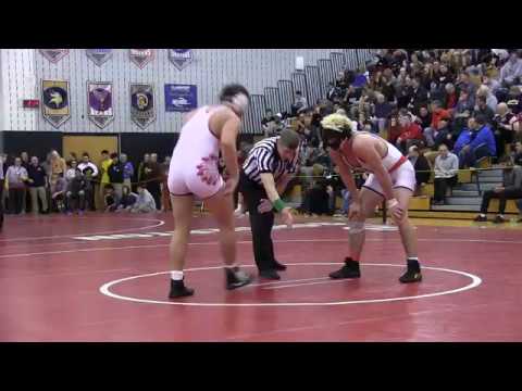 2019 SE AAA regional semis - 195 - Jacob Miller (Boyertown) vs Bruno Stolfi (Souderton)