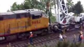 preview picture of video 'Locomotive crane at Scotia, AR'