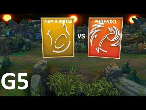 P1 vs DIG Game 5 Highlights 2017 NALCS SPRING SPLIT PLAYOFFS QUARTERFINAL #1