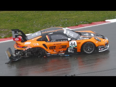 Thumbnail for DTM Nürburgring 2023 - Porsche Carrera Cup Deutschland - CRASHES, FIGHTS & ACTION by Porsche, Porsche Carrera Cup, Car