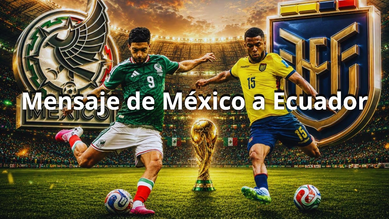 MENSAJE URGENTE a ECUADOR de LOS MEXICANOS