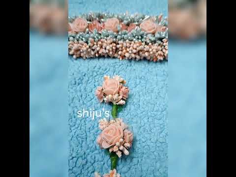 #shijusflowers #flowers artificial flowers accessories/ reception and party wear floral accessories