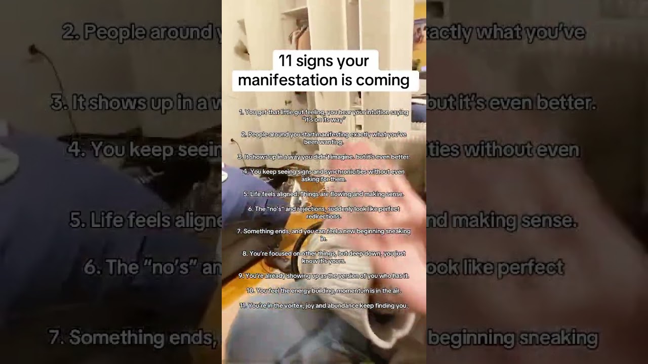 11 Signs your manifestation is COMING