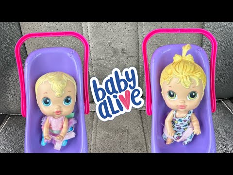 NEW Baby alive crib life dolls goes on a outing 🛒