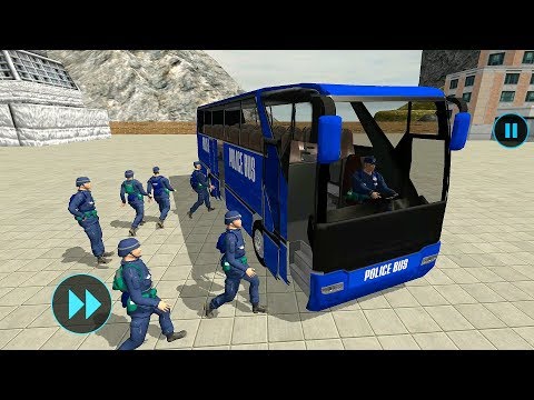 US Police Bus Mountain Driving Simulator | Police Bus Simulator | Android Gameplay FHD