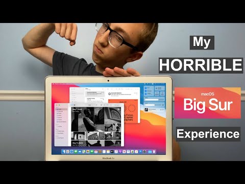 my HORRIBLE macOS Big Sur experience...