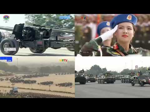 PARADE MILITARY - HELL MARCH ASIAN (CAMBODIA, VIETNAM, MYANMAR & THAILAND)