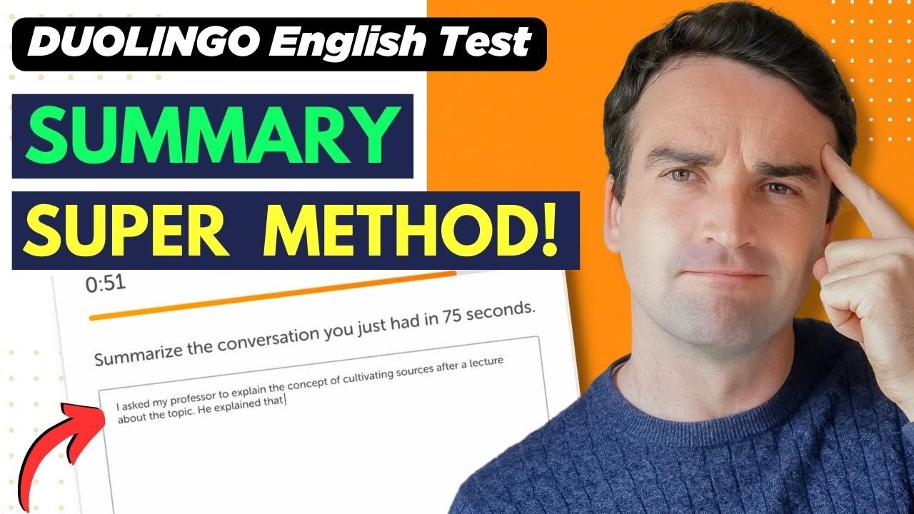 Master the Writing Summary with these Strategies! Duolingo English Test