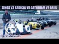 Zenos E10 R vs. Radical SR1 vs. Caterham 620R vs. Ariel Atom - The FULL Challenge | Fifth Gear