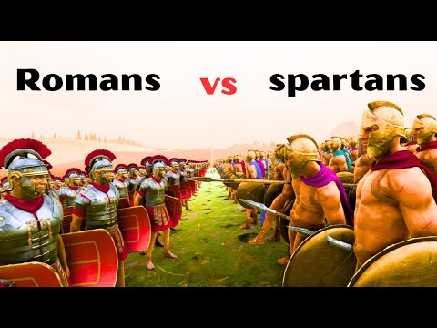 100,000 Romans vs 100,000 Spartans