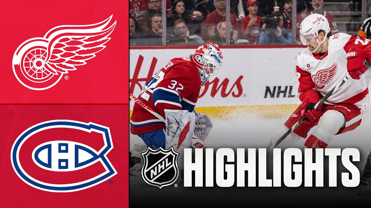 Red Wings vs. Canadiens | NHL Highlights | January 10, 2026
