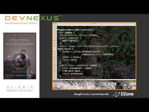 Devnexus 2015 - Design Patterns in the light of Lambdas - Venkat Subramaniam