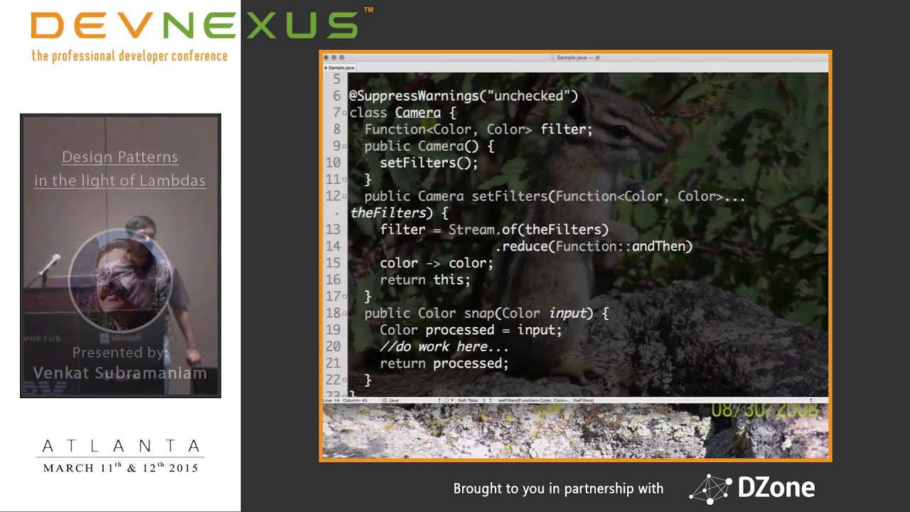 Devnexus 2015 - Design Patterns in the light of Lambdas - Venkat Subramaniam