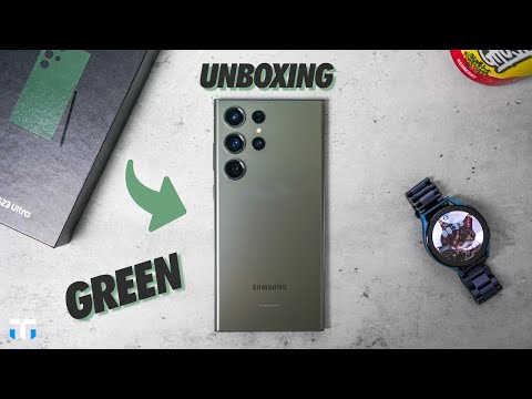 Samsung Galaxy S23 Ultra Green Unboxing + First Impressions!