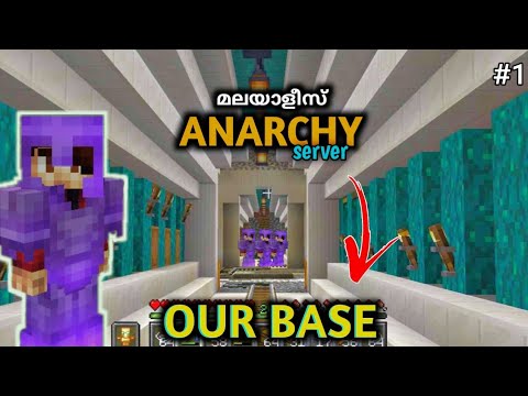 TA10 GAMING - BASE TOUR 🔥@MalayaleesCraft ANARCHY SERVER | Team OUTLAWS ❤️ | MINECRAFT |