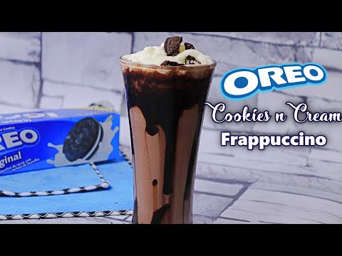 Cookies and Cream Frappuccino | Oreo Frappuccino Recipe