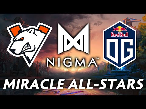 All-Stars MIRACLE vs 11,000 MMR — Nigma, OG, VP in same game