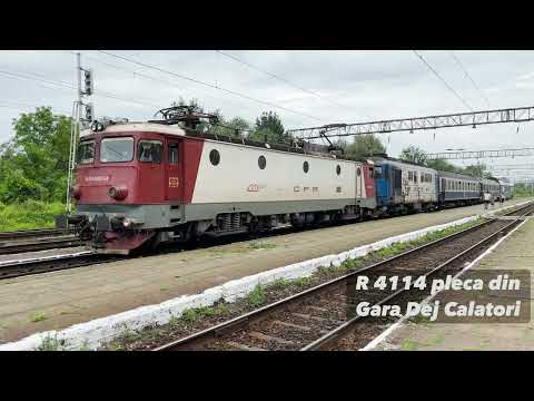 R 4114 Cluj-Napoca — Sighetu Marmatiei pleca din gara Dej Calatori