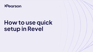 How to use quick setup in Revel