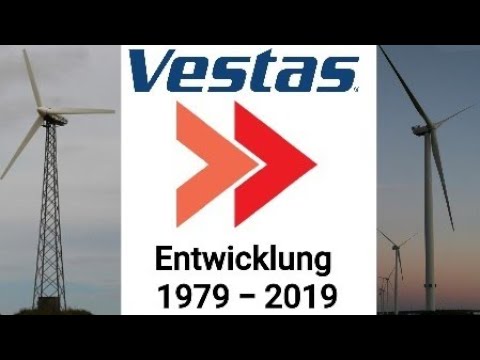 Vestas Windkraftanlagen ( Entwicklung von 1979 bis 2019 )