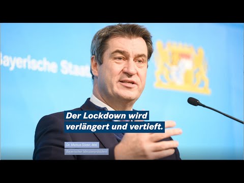 Pressekonferenz zur Corona-Pandemie (06.01.21) - Bayern