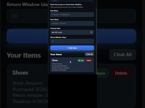 Item video thumbnail