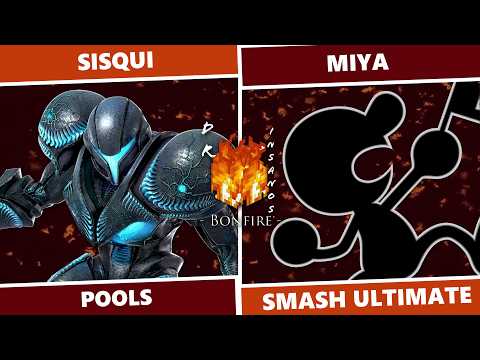 Dr. Insano's Bonfire 3: Pools - Sisqui (Dark Samus) Vs. Miya (Mr. Game & Watch) SSBU