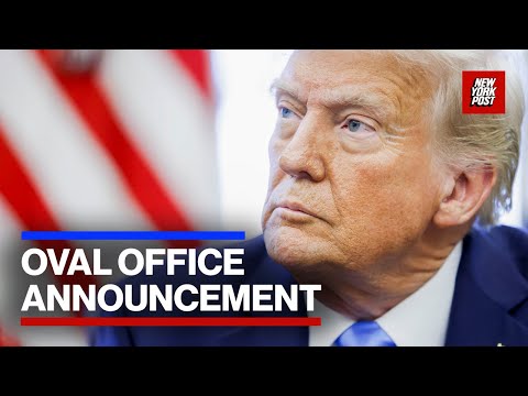 Live: Trump Makes Announcement From Oval Office
