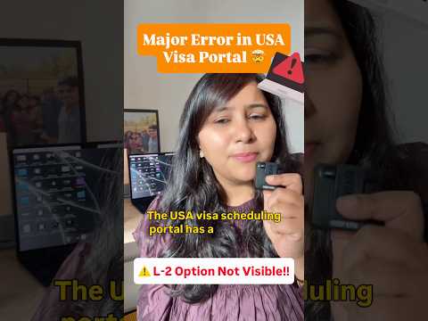 Why does the US visa portal not show L2 as a category when adding dependents?