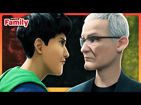 Giganotosaurus VS T-Rex Battle | Jurassic World: Chaos Theory | Netflix Family