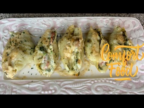 Cajun Chicken Alfredo Stuffed Pasta Shells | Pasta Shells Recipe
