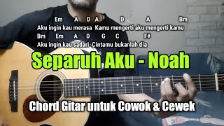 Download lagu Kunci Gitar Separuh Aku - Noah | Mudah mp3