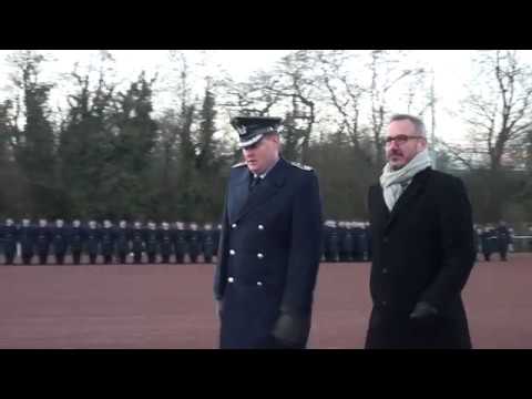 Teil 6/7 Gelöbnis LwAusbBtl 7.12.17. Ausmarsch der Ehrenformation