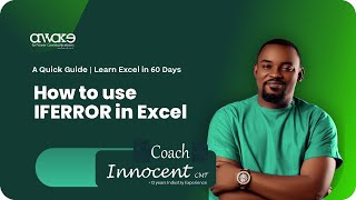 How to use IFERROR to clean data