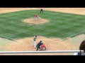 Chris hitting in TSL Showcase at McMurry University - 6/20/2014