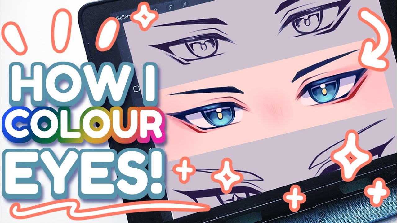 How I Colour EYES!✨🫣