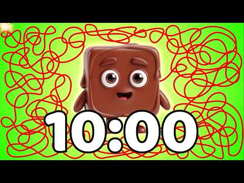 10 Minute Timer 💘🍫 | Countdown Valentine Chocolates | Valentine’s Day Timer Bomb - HEART BOMB⏳💥