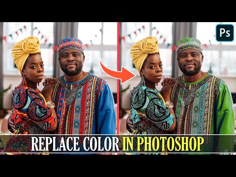 How To Replace Color In Photoshop I Photoshop Video...