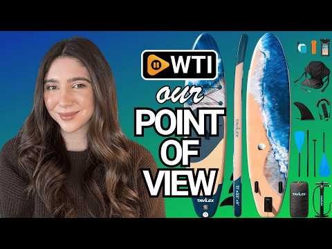 Inflatable Stand Up Paddle Board with Seat - WTI product video review